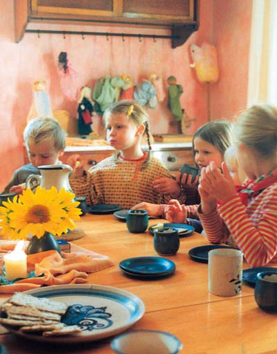 Waldorfkindergarten Chemnitz Frühstück